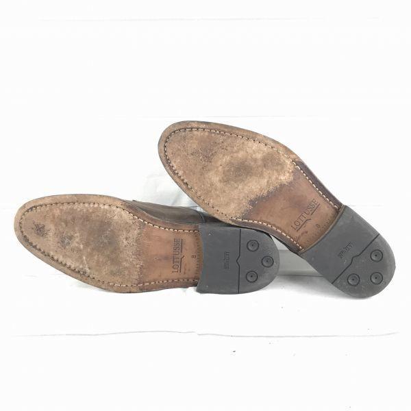 ROTUSE Leather U-Tip Shoes [8/26.5/Brown] McKay Dress Shoes(USED)