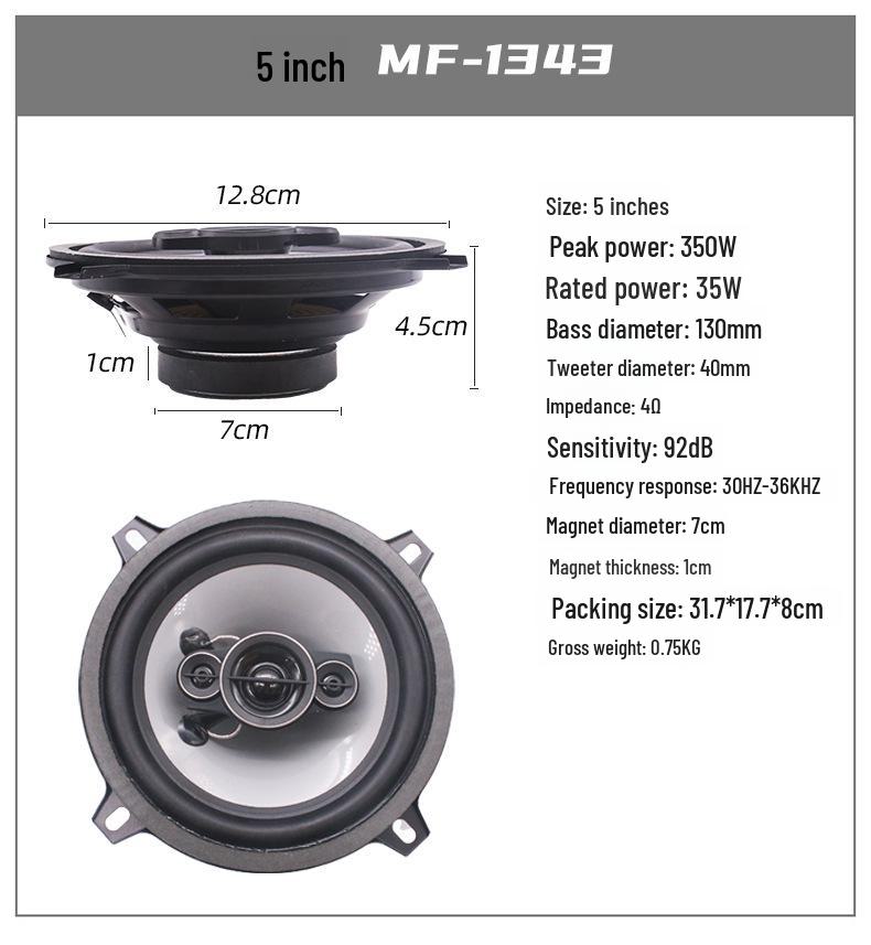 Коаксиальные динамики для модификации автомобильной аудиосистемы: 4", 5", 6", 6x9"