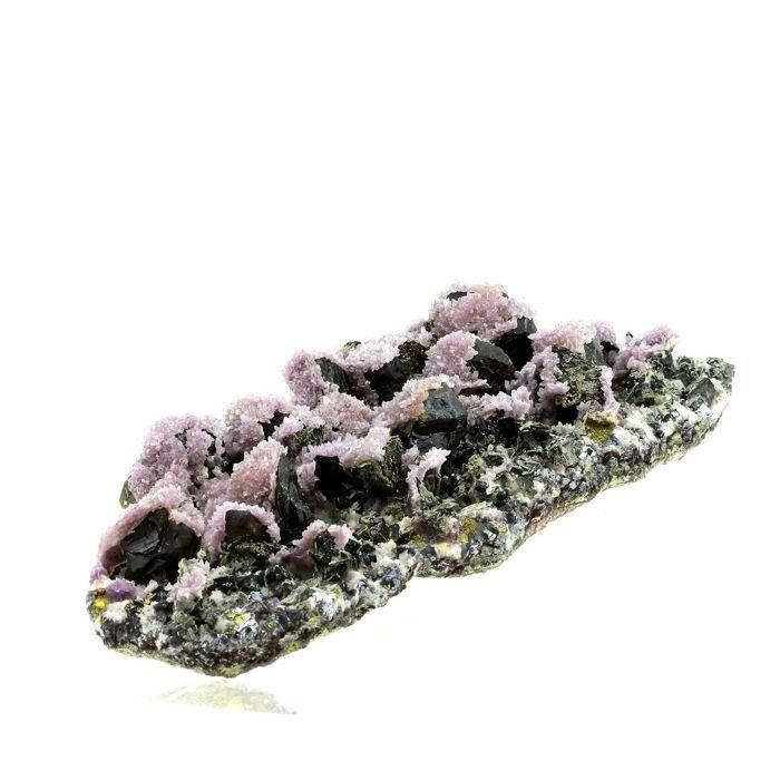 Pierres et Minéraux. Quartz Amethyste, Chalcopyrite, Sphalerite. 4497.0 ct. Commodore Mine, Creede, Colorado, USA.