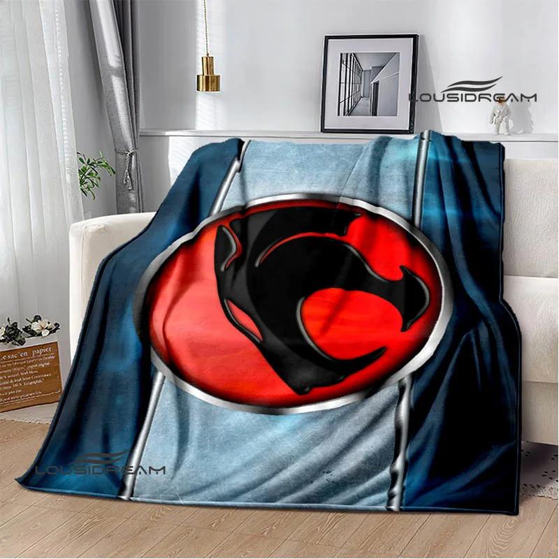 Мультяшные одеяла с принтом Thundercats Детское теплое одеяло t Одеяло с фланцем Домашнее дорожное одеяло постельное белье Подарок на день рождения