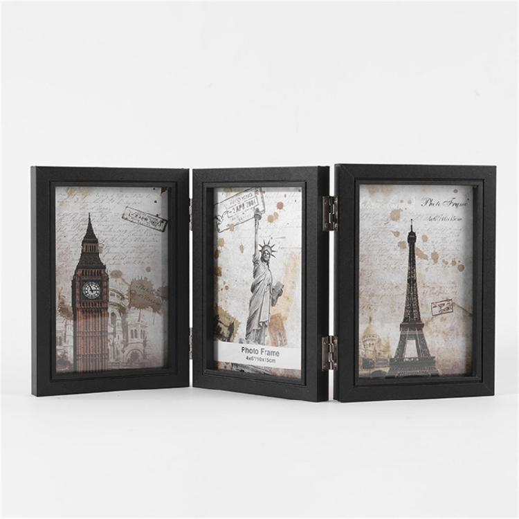 2/3 Коллаж из фоторамок Складная фоторамка на шарнирах Декор для дома на стол Свадебный Подарок на День Рождения для Женщин Мамы