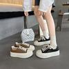 Spring Versatile 2025 New Thick-soled Little White Shoes Women's Muffin Small Women's Shoes Heightening Casual Sports Board Shoes