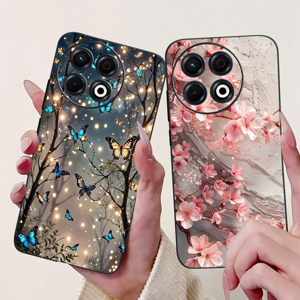 Для Techno Spark 30 Pro 4G KL7 Чехол Для Tecno Spark 30 Pro 4G Чехол Роскошная Бабочка Любовь Мода Цветы Крутой Лев Милый Расписной