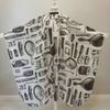 Professional Haircut Hairdresser Barber Cloth Hairdressing Pattern Apron Cape Antistatic