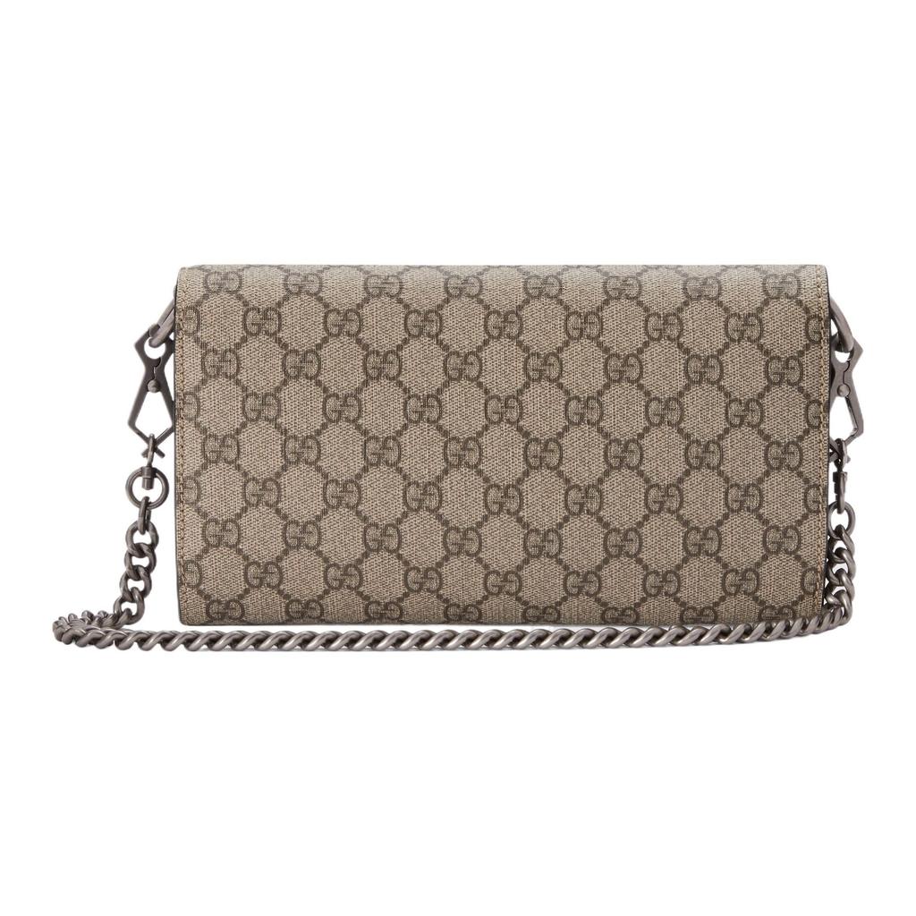 Gucci Dionysus 23 Early Spring Tiger Head Lock Buckle Removable Shoulder Strap Leather And Canvas Crossbody Bag Women crossbody bag 731782-96IWN-8747