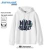Jeanswest Men's Oversized Hooded Sweatshirt with ZS Brush Print