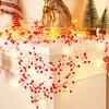 Led Red Beads Led String Lights Waterproof For Christmas Wedding Birthday Parties New Year