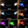 2 шт., керамические светодиодные лампы T10 W5W 194 168, светодиодные Canbus 4SMD 3014, освещение салона автомобиля, клиновидный боковой габарит, габаритная лампа для авто, 12 В, белый