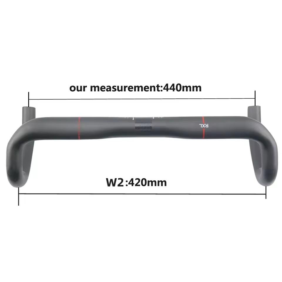 RXL SL Carbon Road Handlebar Racing Bike Handlebars 31.8*380/400/420/440mm Carbon Drop Bars for Bicycle Handle Bar Accessories