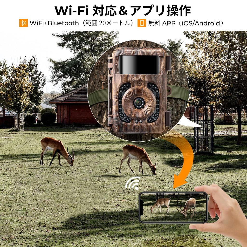Concept Trail 4K Detection 940nm Invisible Light Infrared Distance Motion IP66 Long Standby Battery Easy for Parking Animal and Animal and Plant