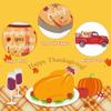 Thanksgiving Wood Tiered Tray Crafts Fall  Maple Leaf Truck Party Decor Supplies