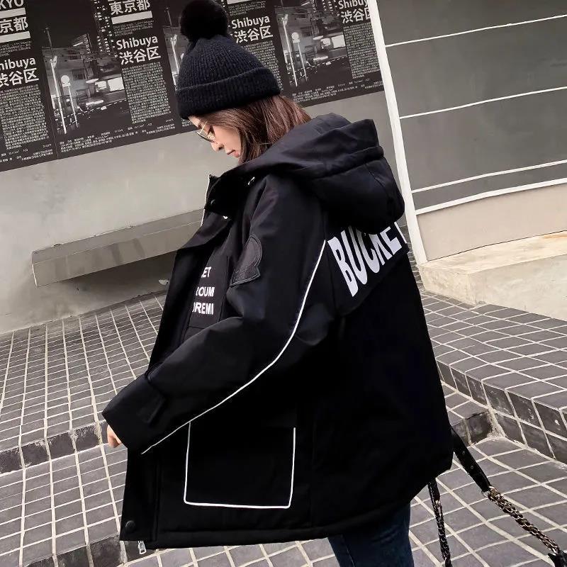 Large Size Women Jacket Spring Hooded Windbreaker Casual Comfortable Top Loose Coat for Youth