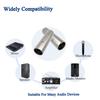 VolutyTek XLR Male to 3-Pin XLR Microphone Adapter Connector Compatible with 2 Recorder Mixing Consoles