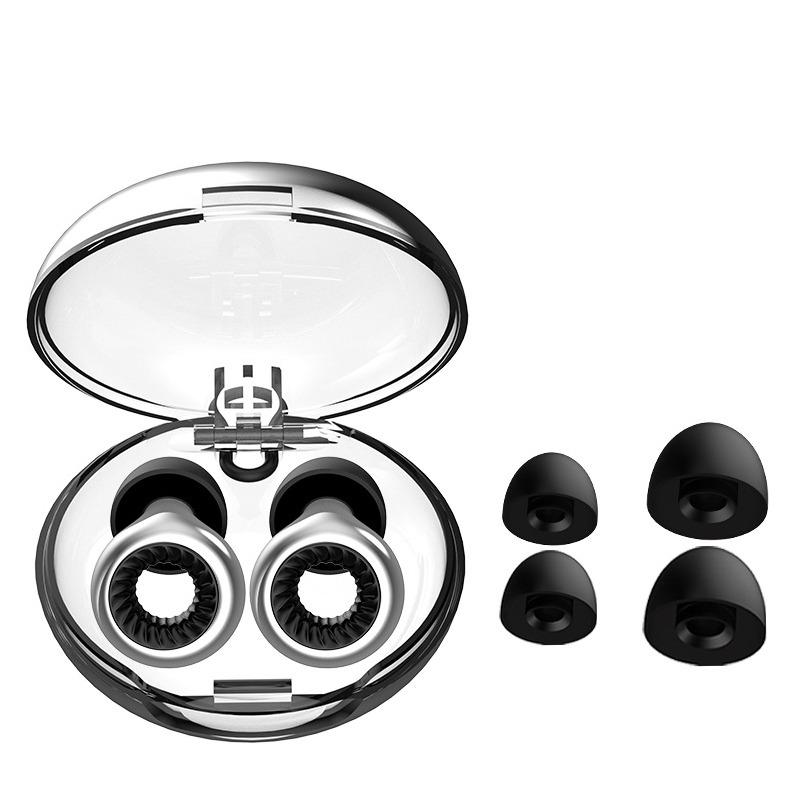 Шумоподавляющие бесшумные металлические силиконовые беруши с петлей-кольцом для сна и плавания