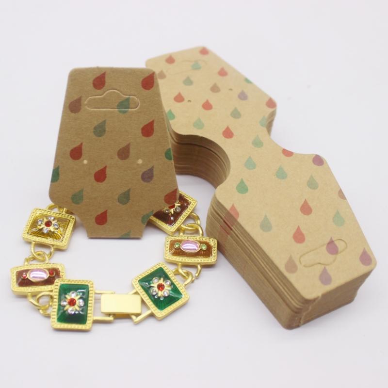 4,5x12 см набор из 50 украшений бумажная карточка ожерелье/браслет/аксессуар для волос этикетка для демонстрации