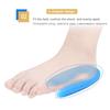 Silicone PU Gel Insoles Heel Cushion Soles Foot Heel Protectors Shoe Pad Feet Care Insert Half Insoles