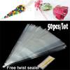 Party Chocolate Clear Cellophane Packing Bag with Twist Ties Sweet Box Halloween Candy Cone
