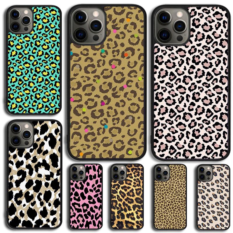 Leopard Print Phone Case For Apple iPhone 17 Air Pro Max Plus Coque For iPhone 17 Air 14 15 16 13 12 Max Cover