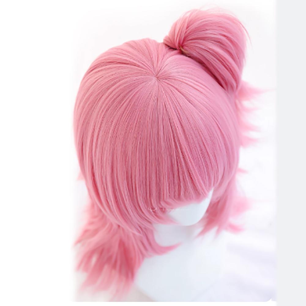 HAIRJOY Синтетический парик для косплея Hinamori Amu из Shugo Chara, розовый парик для костюма с одним хвостом для Хэллоуина