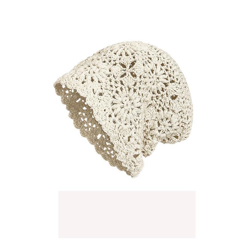 Модная ручная работа вязаная кепка-сумка женская весна и осень Ju Jingyi Same Hollow Wool кепка ретро литературный ворс кепка