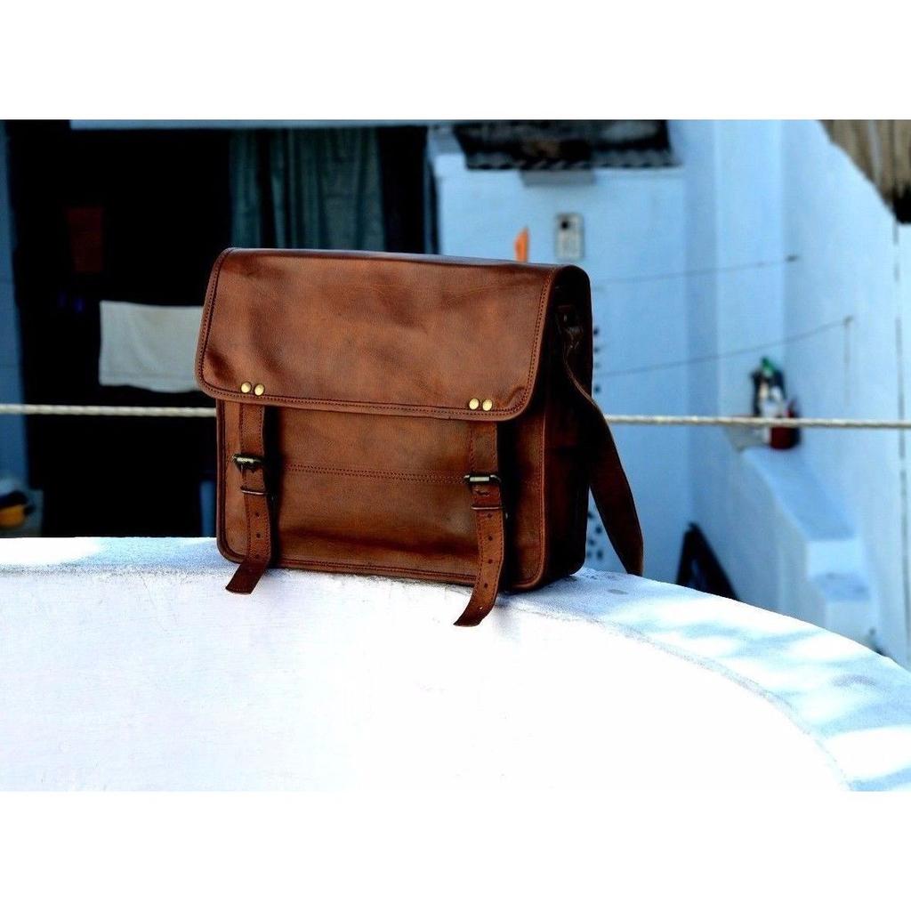 Новый 13-дюймовый винтажный портфель-портфель из мягкой кожи сумка-мессенджер для ноутбука сумка через плечо