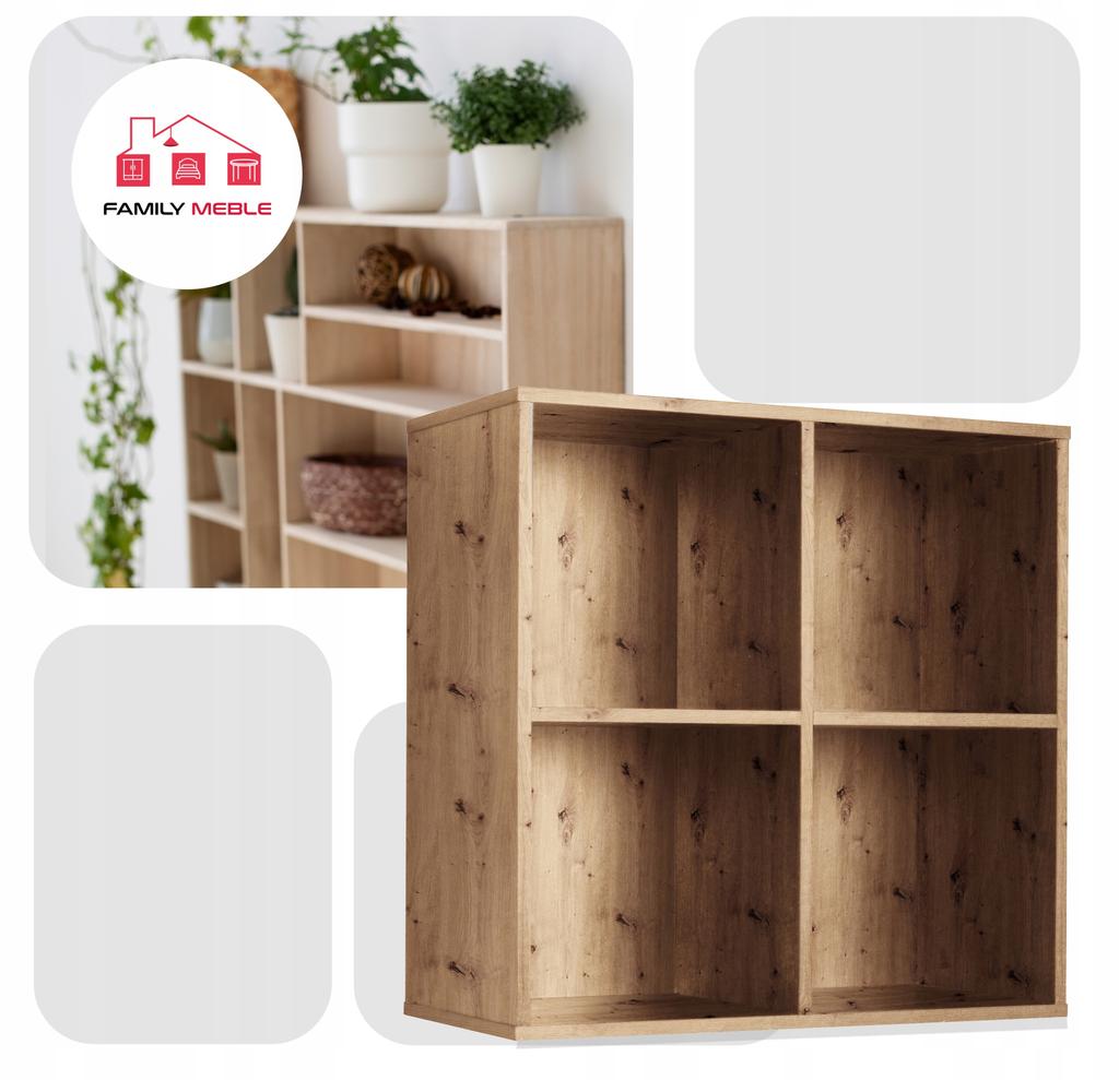 Regał półka organizer pojemnik stojak na płyty winylowe segregatory Cubo 4