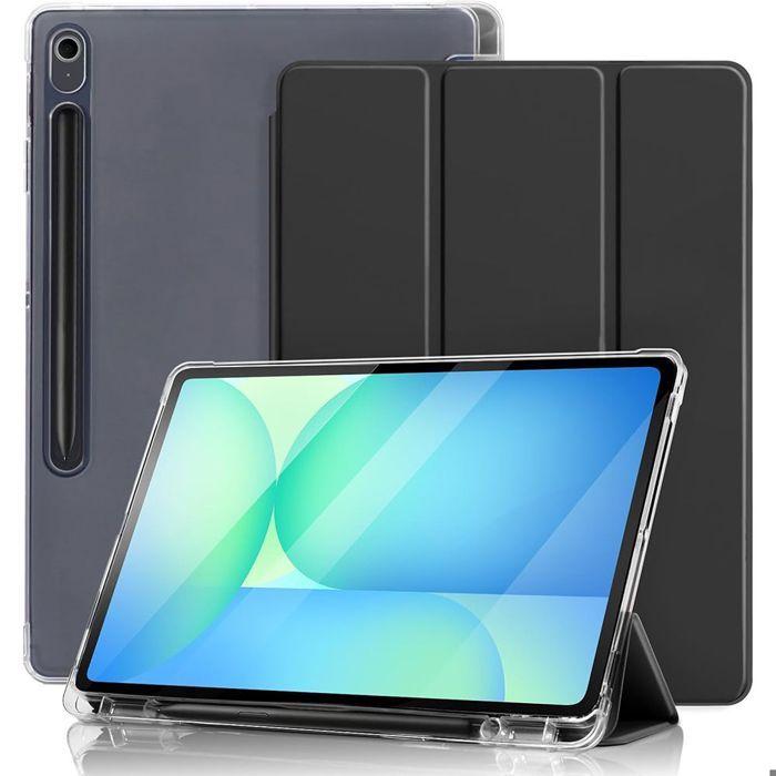 Coque de Protection - BOOLING - pour Samsung Galaxy Tab S9 - Silicone Renforcé - Noir - Emplacement Stylet