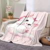 1pc, Adorable Kitten Design Flannel Throw Blanket, Perfect for Home Decor, Couch Cover, Travel, Camping, Office Nap, Beach, Gift IdeaW081