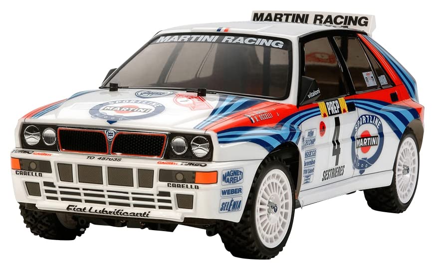 Tamiya XB Series XB Lancia Delta Integrale Painted Completed Model with Radio 57858 1/10 No.158 (TT-02 Chassis)