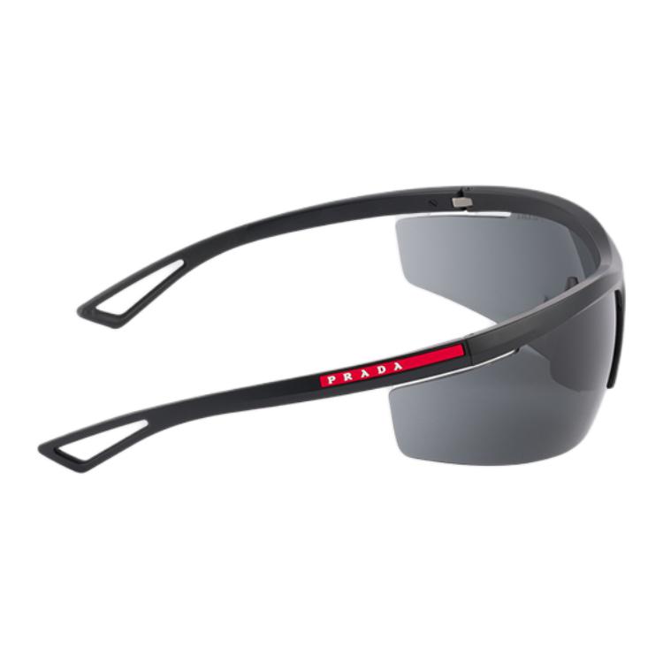 Prada Logo Irregular Shape Sunglasses Men sunglasses Black SPSA02_E1BO_F05S0_C_096