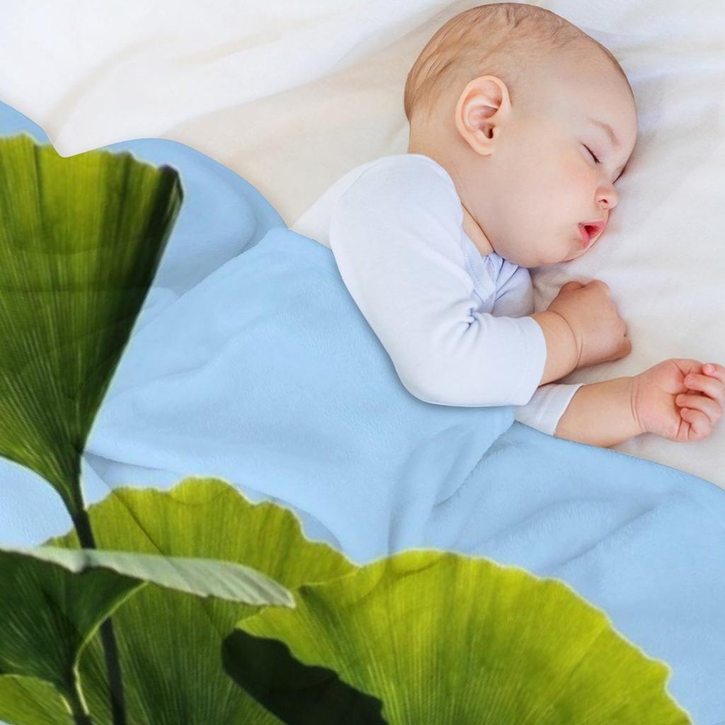 Дерево Гинкго Билоба Плед-накидка На заказ Забавный подарок Детский декоративный плед