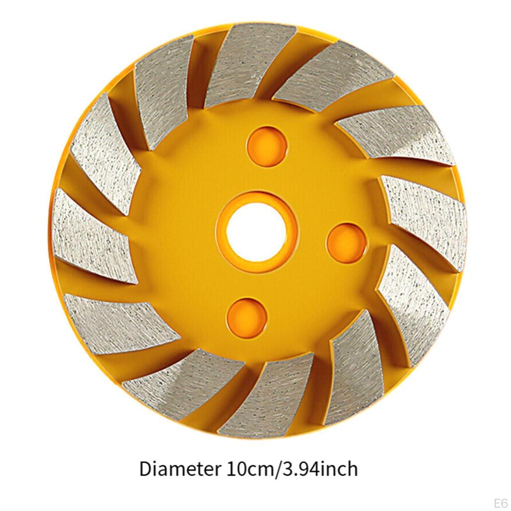Бетонный алмазный шлифовальный чашечный круг Угловая шлифовальная машина Насадки Очистка Каменная поверхность Ряд