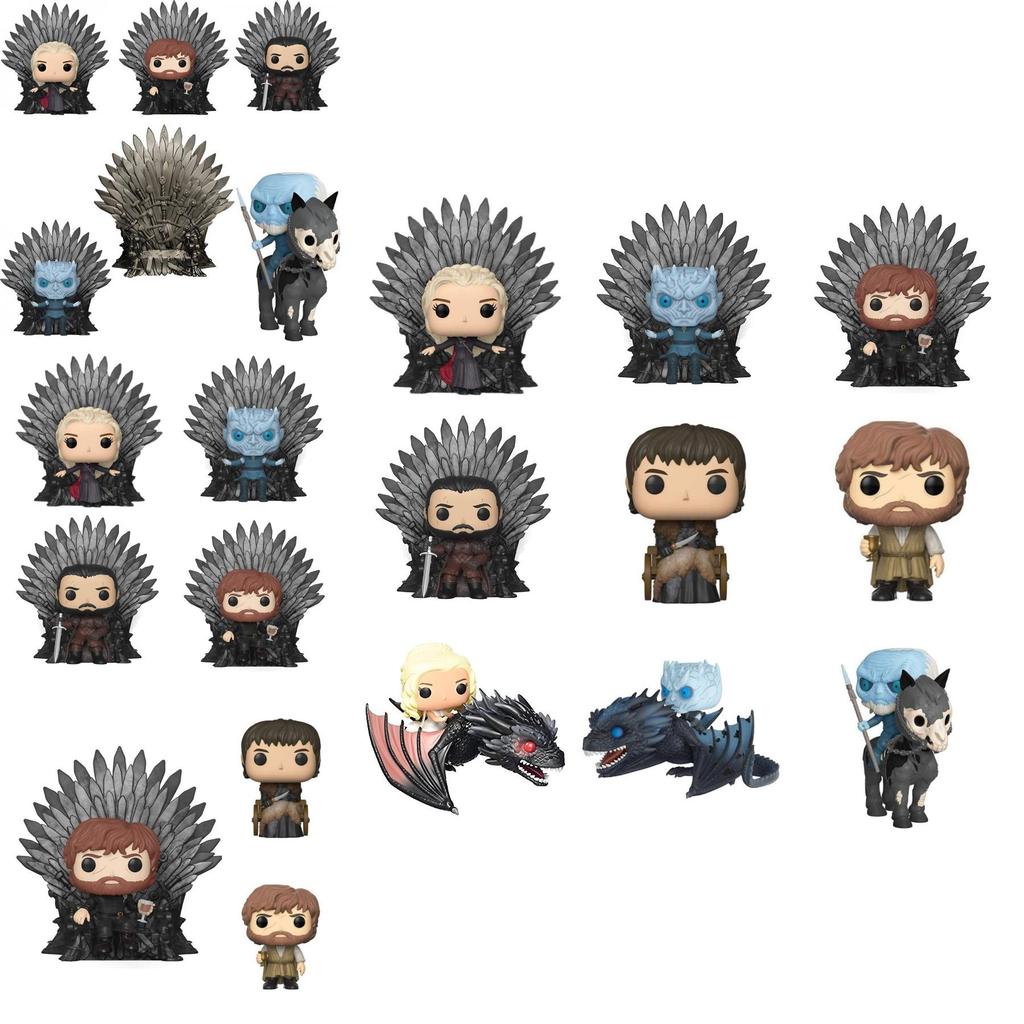 Потрясающие Pop-фигурки из Игры Престолов Дейенерис Джон Сноу Король Ночи Коллекционные предметы