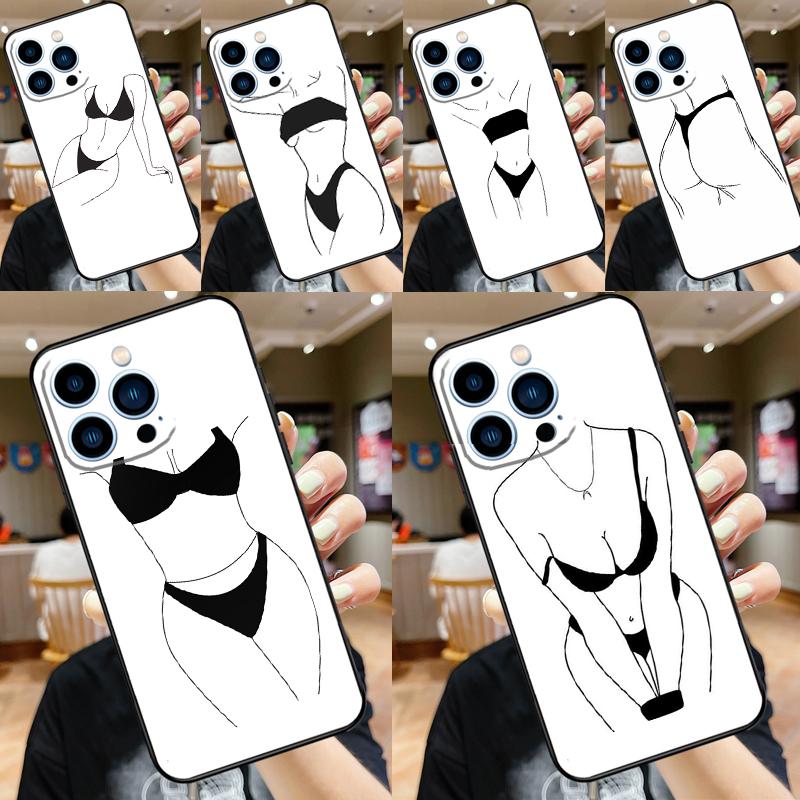 Женский Body Line Art Чехол Для Oppo A60 A80 A40 A6 A5 Pro A15 A16 A17 A57 A94 A74 A54 A76 A96 A18 A38 A58 A78 A98
