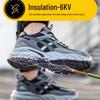 Reflective Safety Shoes: Insulated 6kV Electrician, Anti-Smash, Puncture-Resistant, Lightweight, Fashionable
