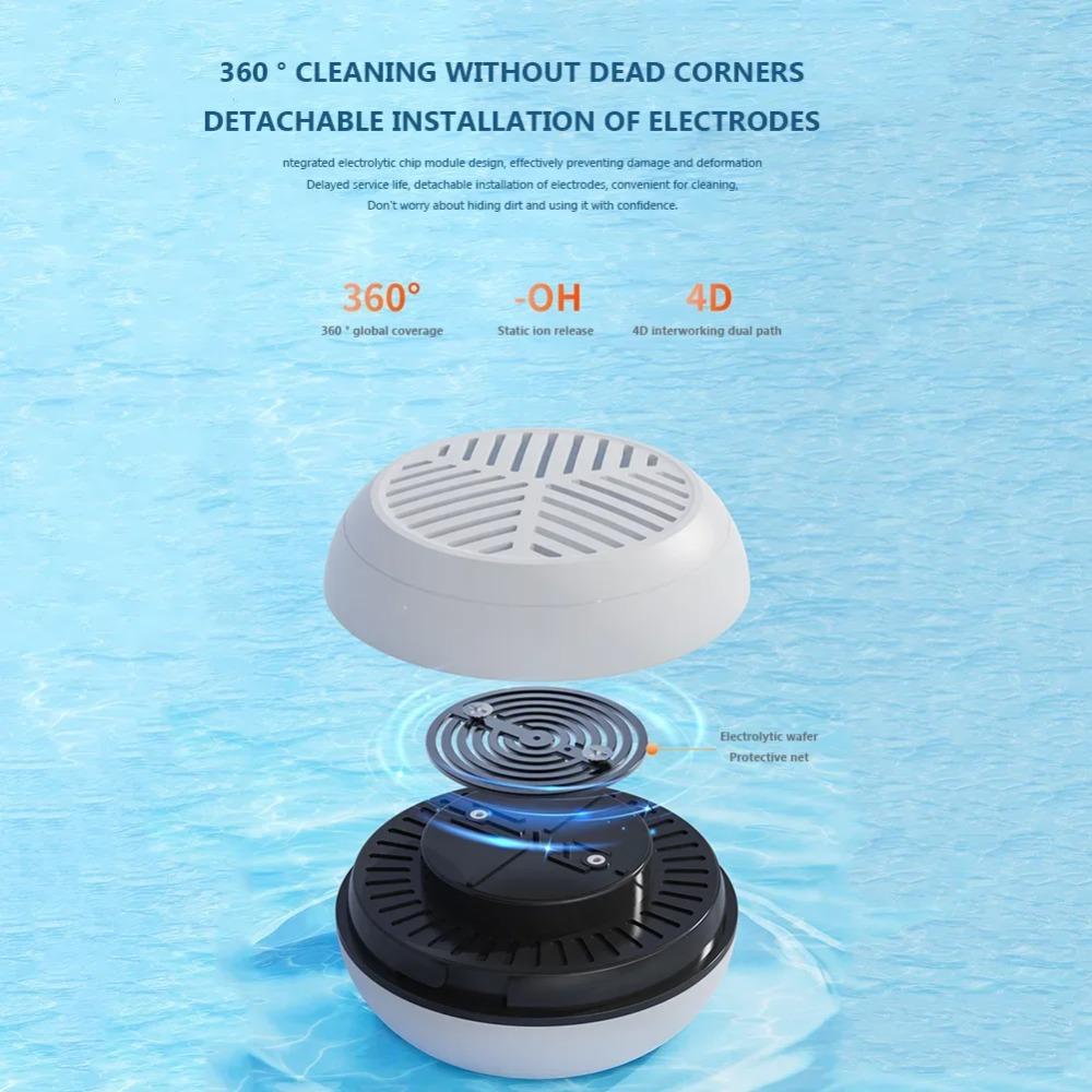 Intelligent Wireless Fruit Vegetable Purifier Waterproof Automatic Sensor Fruit Vegetable Washing Machine Removable