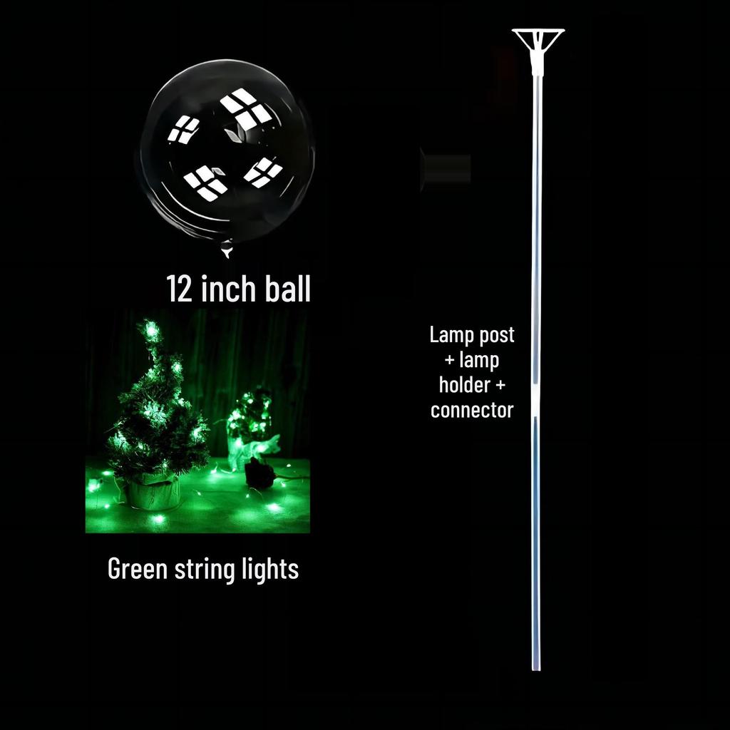 Светящийся шар Бобо - Прозрачный светодиодный светящийся шар для детских игрушек и свадебных украшений