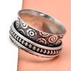 Silver Spinner Ring For Women Four Spinner Ring Fidget Silver Jewelry Ring"10"
