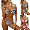 Home&Nest Fashion Womens Sexy Print Bikini Set Swimming Two Piece Push Up Micro Bikini Beachwear Set Women's Swimwear New