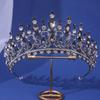 Свадебная Корона Головной Убор Барокко Винтаж Принцесса Королева Кристалл Тиара Для Женщин Свадебная Корона Платье Для Волос Аксессуары Ювелирные Изделия