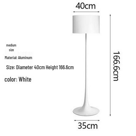 Modern Minimalist Floor Lamp for Living Room, Study, Bedroom, or Bar Counter - Iron Art Design