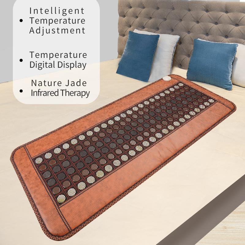 Дальний инфракрасный нефритовый турмалиновый нагревательный коврик с интеллектуальным контролем температуры, облегчение боли