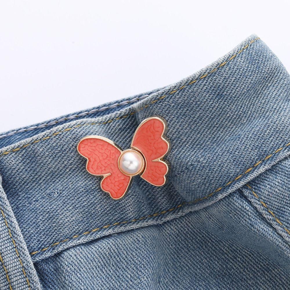Removable Snap Fastener Pants Pin Zinc Zinc Alloy Clothing Accessories Cute Jean Button Waist Buckle Women