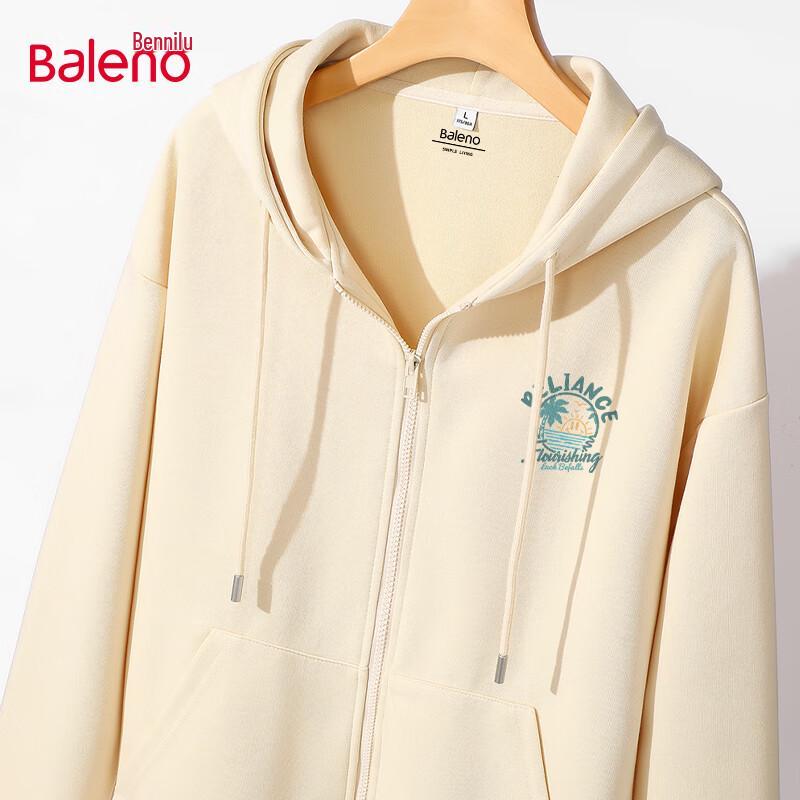 Baleno Men's Hooded Zip-Up Sweatshirt Jacket