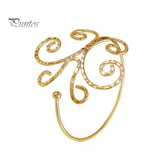 Bracelet Arm Chain Lightweight Bright Color Glossy Hollow-out Geometric Pattern Arm Cuff Bangle Body Bracelet Jewelry Gift