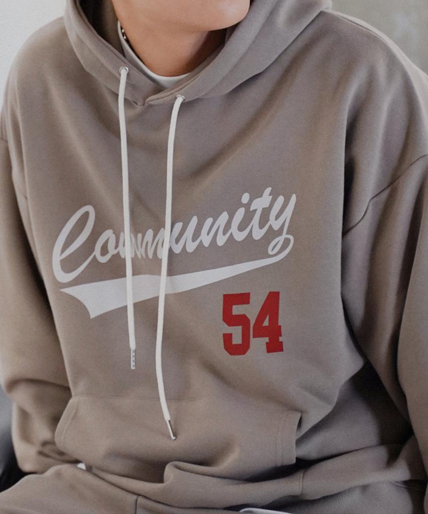 Толстовка с капюшоном Community 54 [Коричневая]