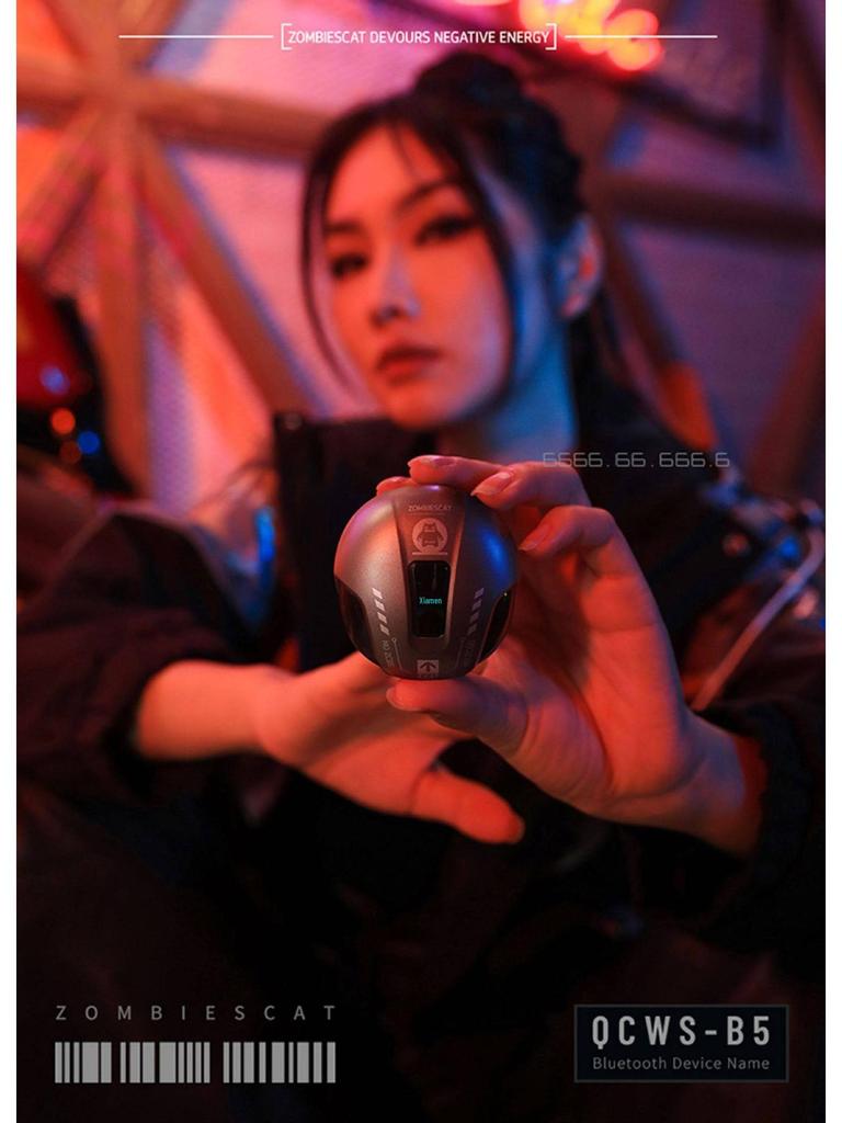 Беспроводные игровые Bluetooth-наушники Devil Cat B5: Низкая задержка, Внутриканальные, Активное шумоподавление (ANC), Высокое качество звука.