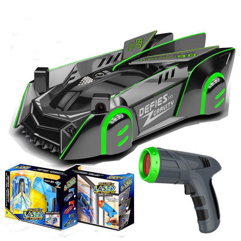 Инфракрасная трюковая машина для лазания по стенам с функцией следования за светом и дистанционным управлением - Детская игрушка