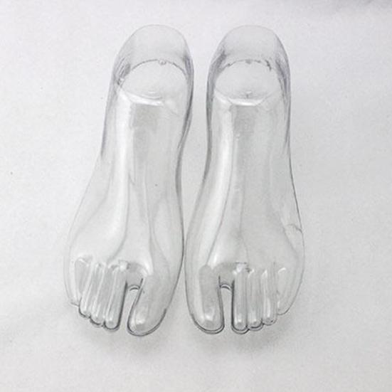 1 Pair Plastic Feet Foot Model Shoes Socks Stretcher Sandal Support Shaper