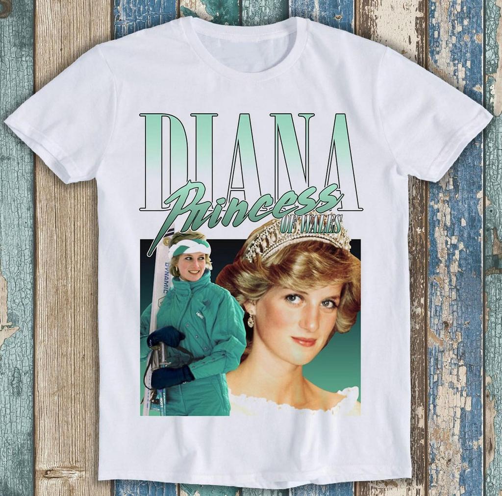 Lady Diana Princess Of Wales 90s Unisex Top Adult Retro Music Best Movie Gift Tee T Shirt T1412